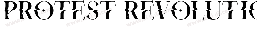 Protest Revolution字体转换